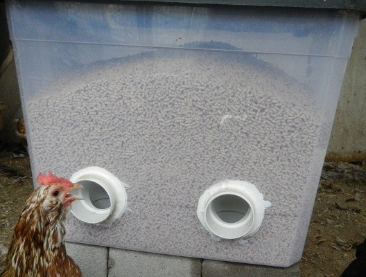 DIY No-Waste feeder! - My Pet Chicken