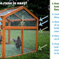 "The Hen Pen" Modular Chicken Run, 8' x 4', Rat-Proof