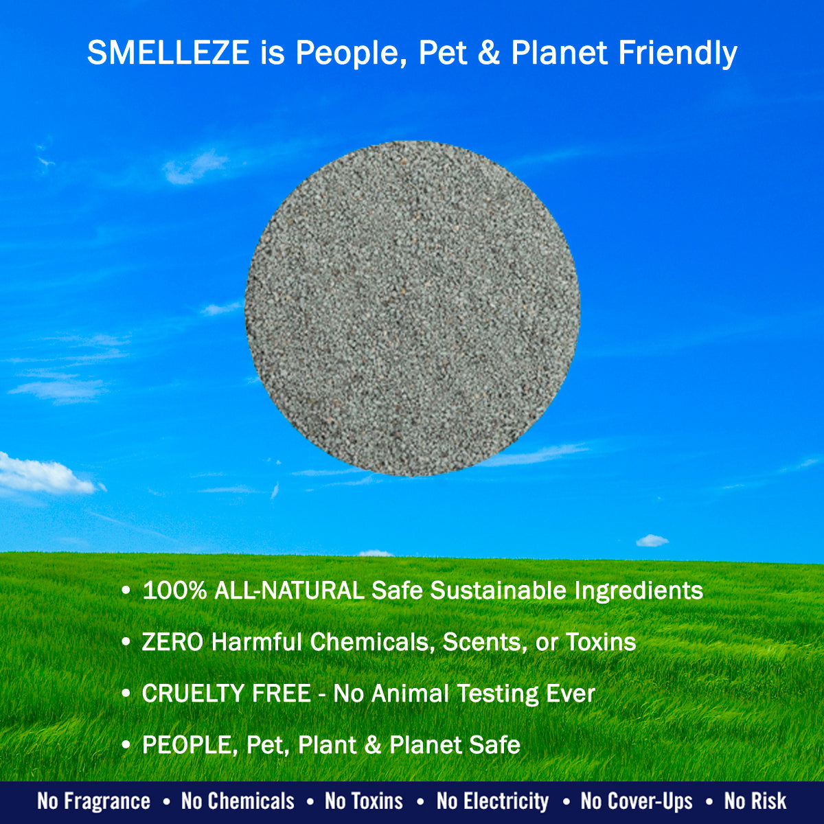 Smelleze® Natural Chicken Coop Deodorizing Granules