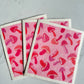 Pink Mushroom Swedish Dish Cloth Set of 3