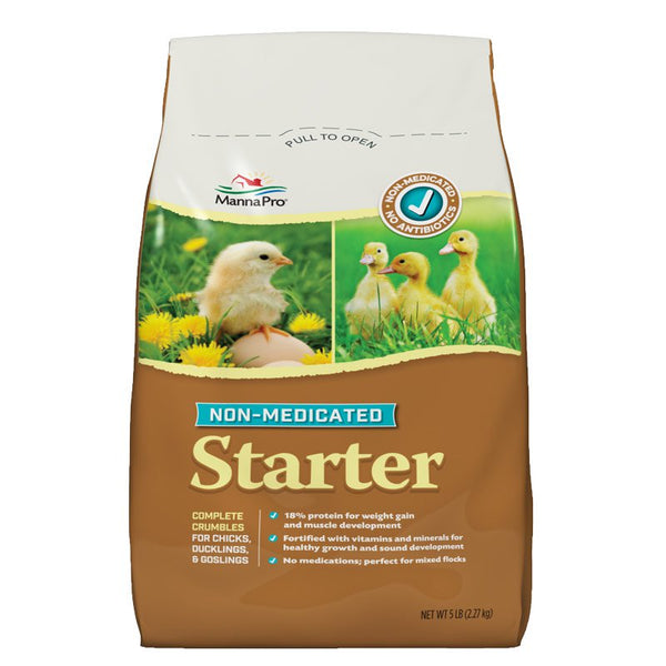 Chick Starter Feed, Non-Medicated, 5lb bag - My Pet Chicken