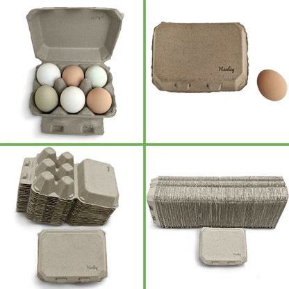 Flat Top Paper Egg Cartons – Hen Comfort