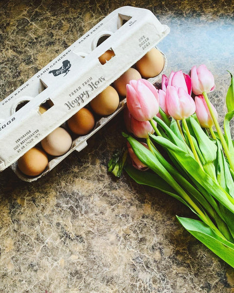 Pretty Egg Packaging: Vintage Style Egg Cartons - Home in the Finger Lakes