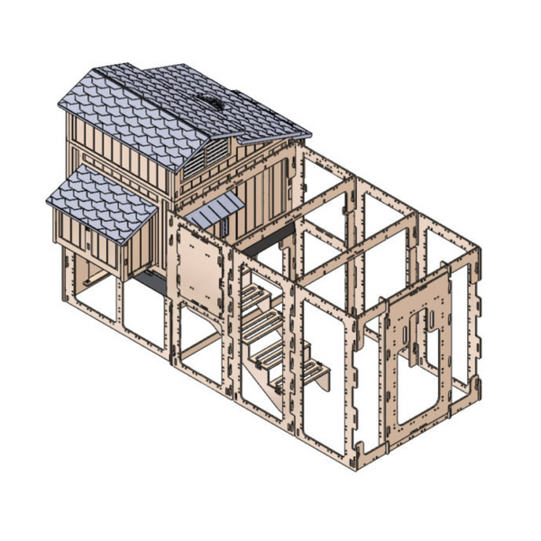 Snap Lock™ Coop Stand With Stairs